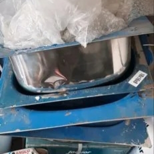 Kitchen Pot - Stainless Steel Undermount Rectangular Sink, Silver, Custom Size