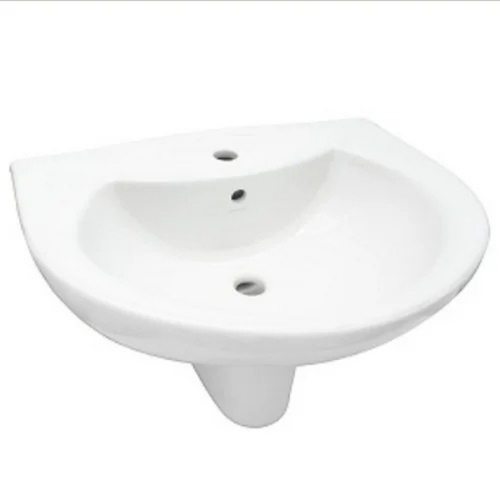 Lavatory Basin with Single Faucet Hole