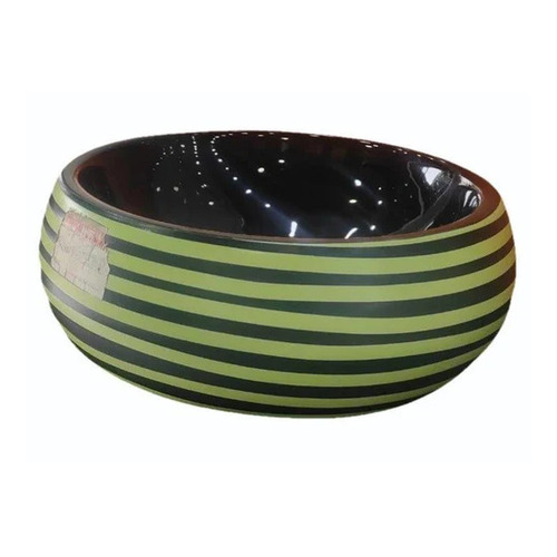 Morbi Ceramic Table Top Wash Basin - Round Glossy Multicolor | Easy to Fit, One Piece, Bathroom Use