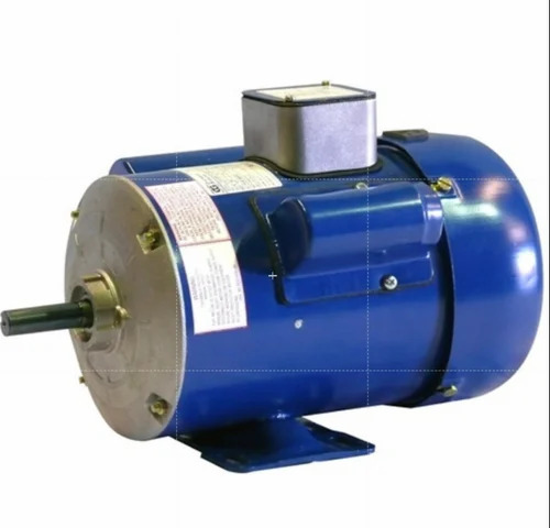 Single Phase AC Motor - 2 Poles, <10 KW, 144 RPM, 50Hz, Blue | Durable, Industrial Use