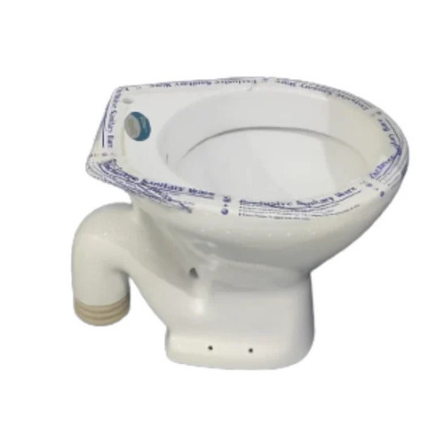 White Ceramic Western Toilet Seat