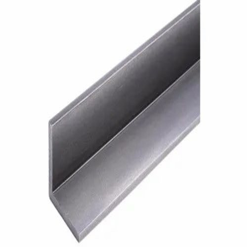 01 Mild Steel Angle - Mild Steel 25x25 mm 4 mm Thickness 6 m Length, Silver Color Grade A
