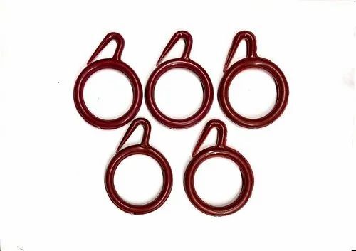 2 Inch Plastic Red Curtain Rings