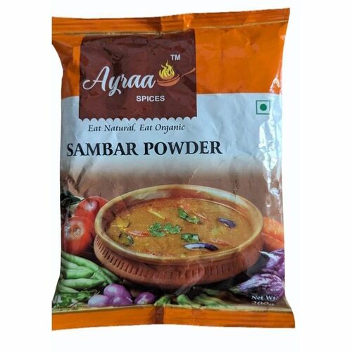 200gm Ayraa Sambar Powder - Brown Powder, 99% Purity | FSSAI Certified, 9 Months Shelf Life, Tasty