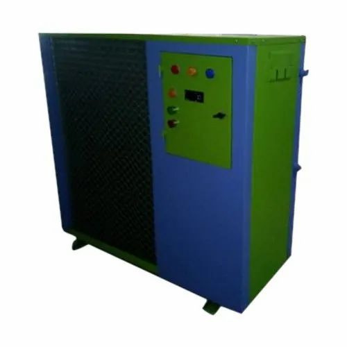Air Cooled Industrial Water Chiller - 10 Ton, 3 Phase, 440 V, Automatic | Blue and Green, New, Industrial