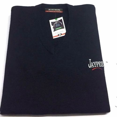 Boys Plain School Pullover Sweater