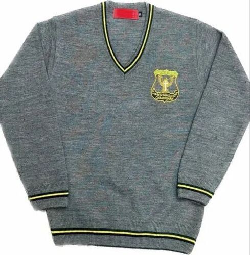 Full Sleeves Grey School Sweater