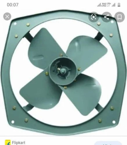 Heavy Duty Exhaust Fan - 225mm To 450mm Grey, 75-160W Electrical | Wall Mounted, 4 Blades Ventilation Fan