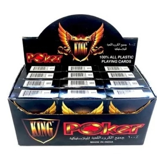 King Poker 100% All Plastic Playing Cards (largest Indian Manufacturer, Export House)
