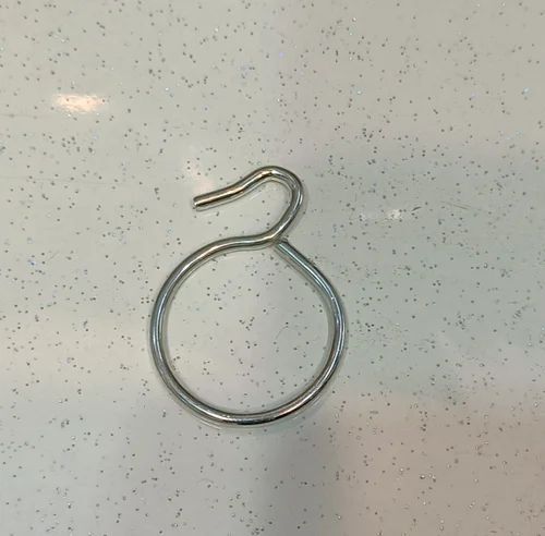 Metal Curtain Rings Cum Hook
