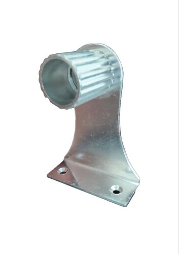 Silver Polished Aluminum Curtain Brackets