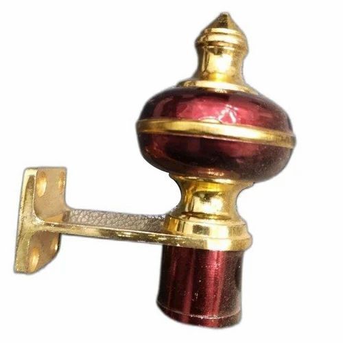 Stainless Steel Curtain Bracket - Stainless Steel, Standard Size, Maroon | Corrosion Resistant, Modern Design
