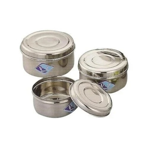 Stainless Steel Puri Dabba Box