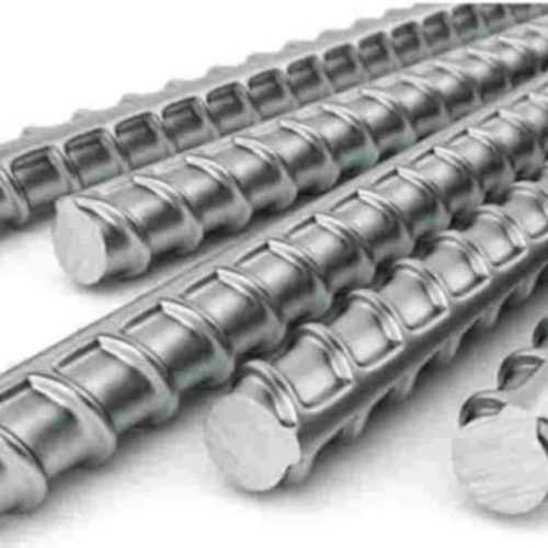 Tmt Bars - Steel 10 mm Diameter Silver | Grade A Round Polished Surface Industrial Use