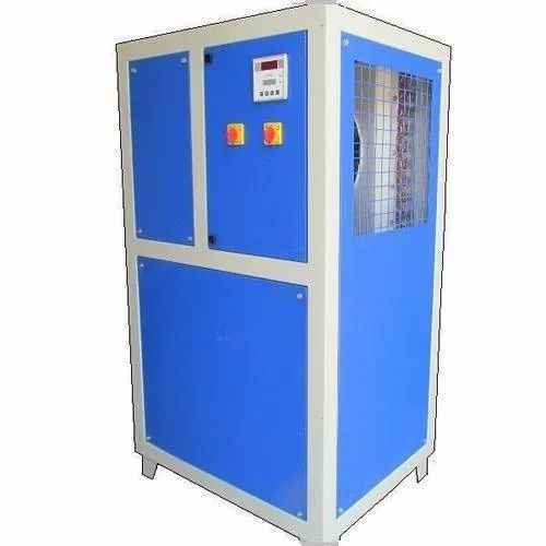 Water Chilling Machine - Stainless Steel, 2 Ton, 240V, 1 & 3 Phase | Blue, Fully Automatic, Corrosion Resistant