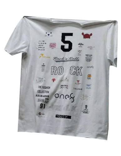 White Printed T Shirts
