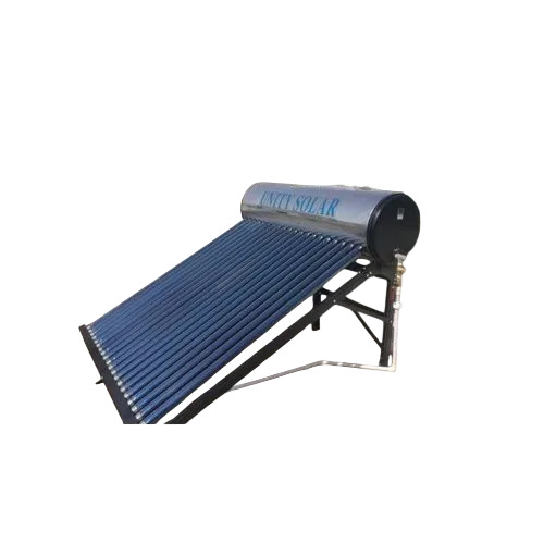 200 Lpd Solar Water Heater - Stainless Steel Tank, Aluminium Frame, 200 LPD, 2-4 KW | Evacuated Tube Collector, Free Standing, Storage