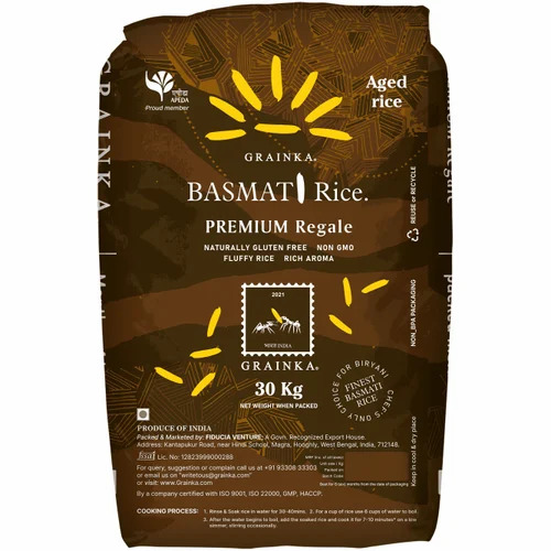 30kg Grainka Premium Regale Basmati Rice