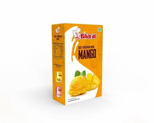 Bharat 100g Box Mix Mango Ice Cream Mix - Powder, Cooking, 12 Months Shelf Life, 1.79% Protein, 89.40g Sugar