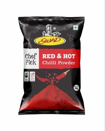 Chef Pick Red Chilli Powder - Natural Red, A Grade, 100g | 99% Purity, Powder, FSSAI Certified, 9 Months Shelf Life