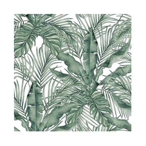 Green Deco Vitrified Tile - Ceramic 20x20cm Multi Color, Polished, Non-Slip, Rectified Edge