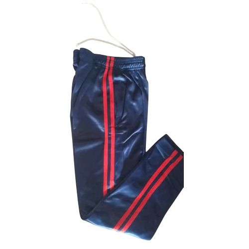 School Uniform Track Pant - Polyester Navy Blue & Red Regular Fit | Breathable Comfortable Machine Washable