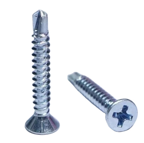 Silver Chip Board Screw - Stainless Steel 3.5mm x 16mm, Silver, Corrosion Protected, Polished CSK Round Head, Durable Pack of 1000