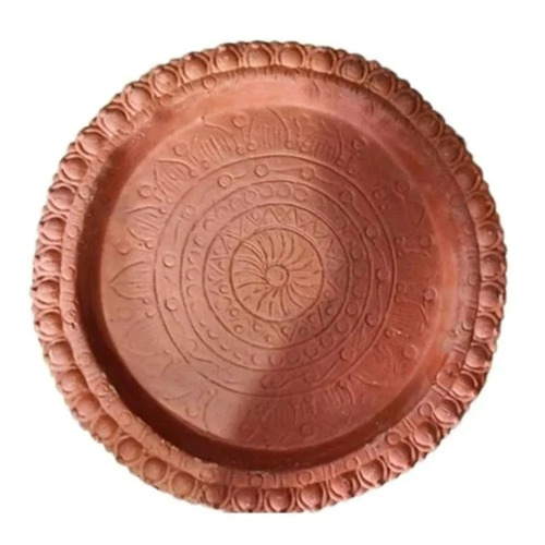 Designer 12 Inch Terracotta Clay Plates