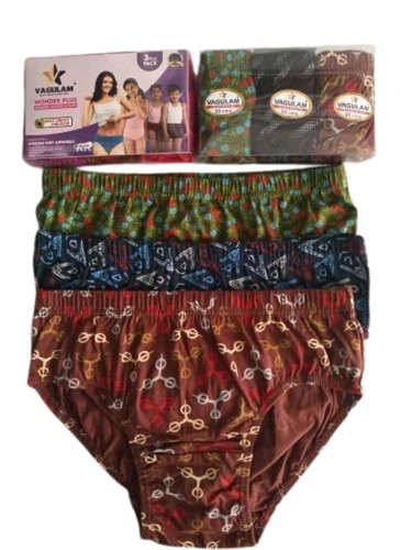Multi Color Designer Ladies Panties - Cotton, Various Sizes, Printed | Lightweight, Soft, Comfortable, Quick Dry