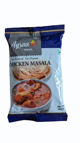 50gm Ayraa Chicken Masala - Brown Powder, 99% Purity | Spicy Taste, A Grade, 9 Months Shelf Life