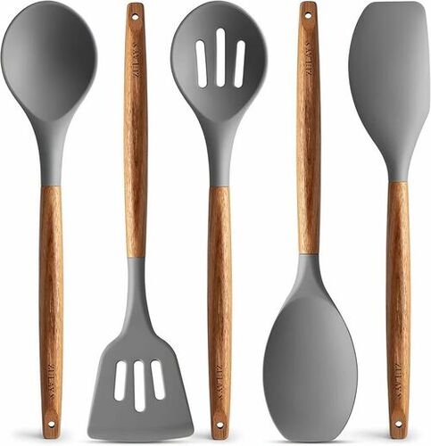 5pcs Kitchen Utensil Silicone Spatula
