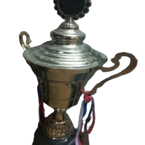 Award Trophies - Iron Golden Box, Polished Round Shape | Sports Theme, Competitive Style, Art & Collectible