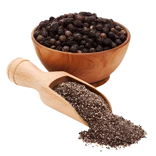 Black Pepper Powder - Tellicherry Variety, Brown Powder | Natural Flavor, 500g, Raw Processed