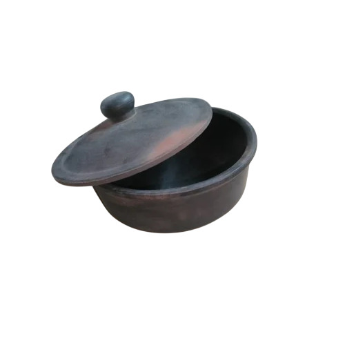 Natural Eco-Friendly Black Clay Handi
