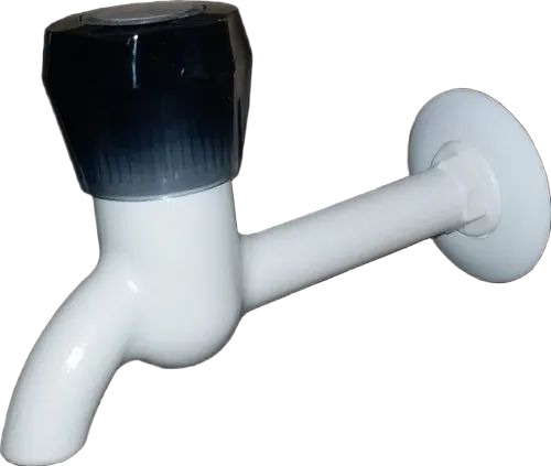 Ptmt Water Taps - PTMT Material, Customized Size, Multiple Colors | Glossy Finish, High Flow Rate, Wall Mounted