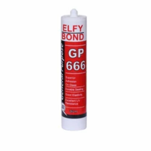 260ml Gp 666 Black Silicone Sealant