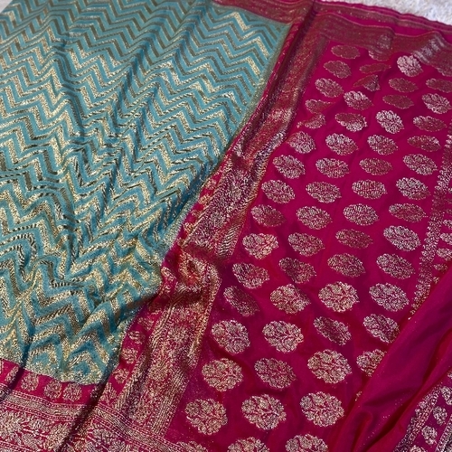 Banarasi Katan Silk Georgette Saree