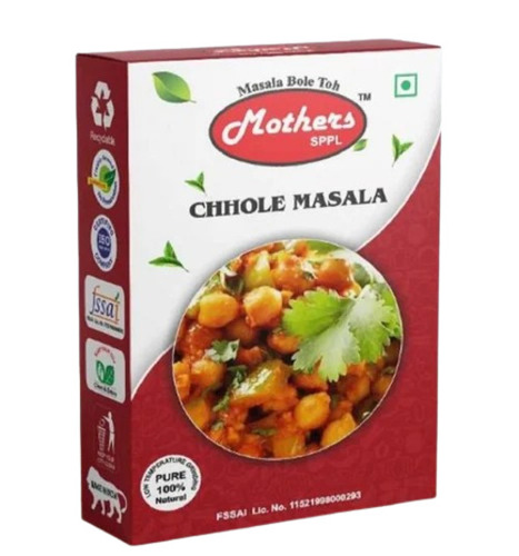 Chole Masala - 100 Gram Box, Powder | Food Grade, Raw Processing, 12 Months Shelf Life