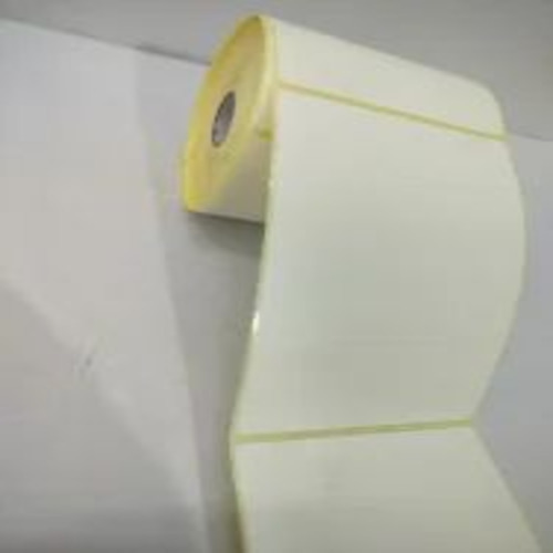 Dt Roll 4x6 Inch 400 Labels Yellow Colour - 4x6 Inch, Yellow, Plain Pattern | Good Quality, Custom Size