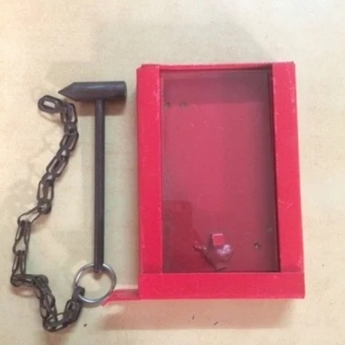Fire Break Key Box With Hammer