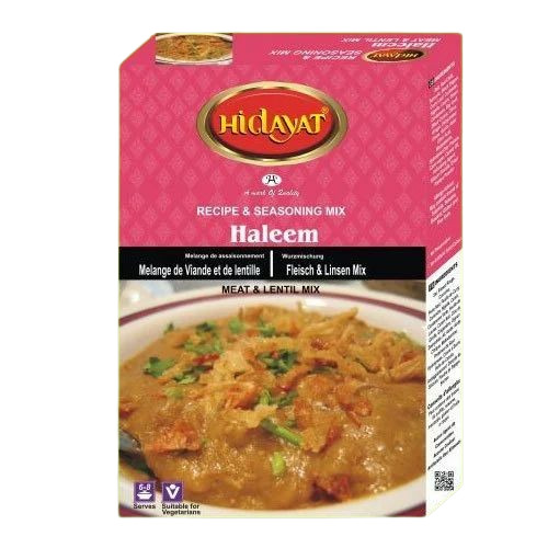 Haleem Spicy Masala - 50 Gram Box, Dried Powder | Food Grade, Raw Processing, 24 Months Shelf Life