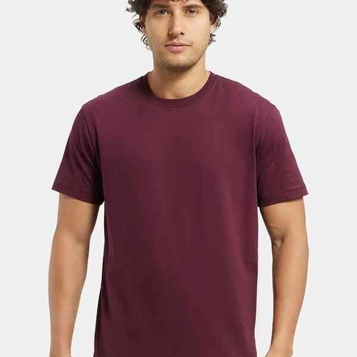 Men Cotton T Shirt - Cotton, Various Sizes, Various Colors | Wrinkle Free, No Color Fade, Neat Stitching, Comfortable