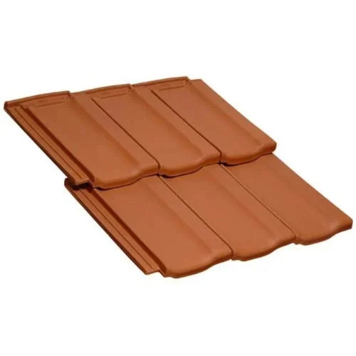 Polished Brown Terracotta Roof Tile