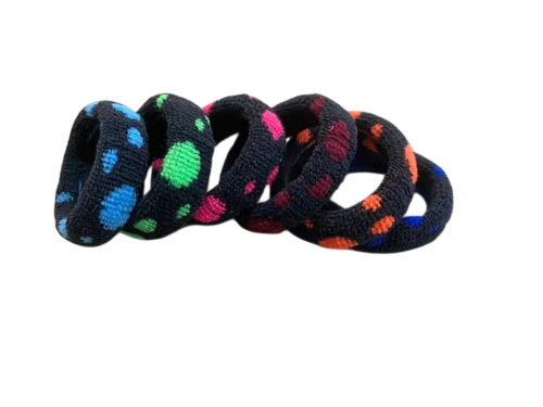 Polka Dots Hair Rubber Band Set