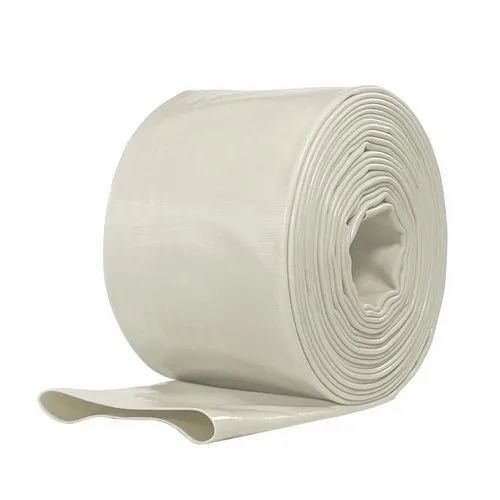 White Lay Flat Hoses