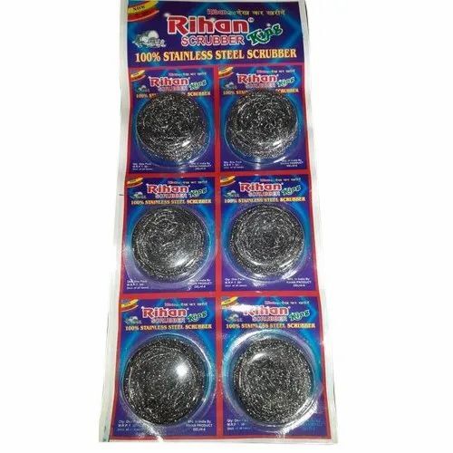 24 Gm Stainless Steel Scrubber