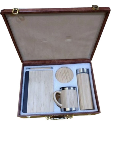 5 In 1 Gift Set - Natural Color, Reusable | Multipurpose Combo, Elegant Presentation, Easy to Carry