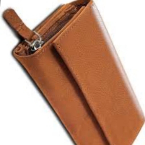 Brown Ladies Pure Leather Wallets
