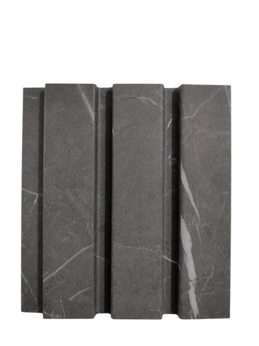 Grey Stone Charcoal Panel - Charcoal, 8 Feet x 5 Inch, Grey Stone, 6 mm Thickness | Decorative, Durable, Waterproof Wall Panel