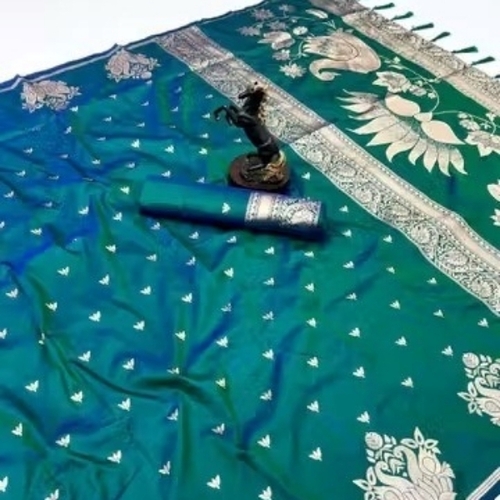 Hans Green Banarasi Saree